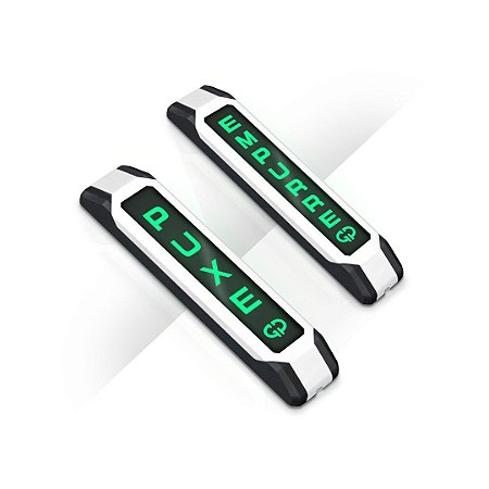 DISPLAY SINALIZADOR LED PUXE EMPURRE BRANCO GP CONTROL