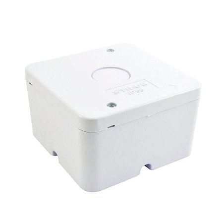 CAIXA ORGANIZADORA PARA CFTV MICRO STILUS BRANCA