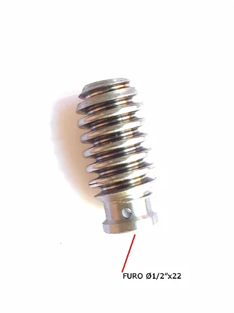 EIXO S/FIM D.LIGHT-FURO OE1/2"X22-4