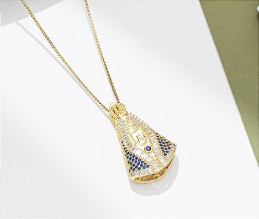 Colar Nossa Senhora Dupla Face