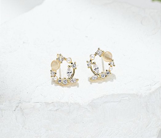 BRINCO CIRCULO OLHO DE GATO