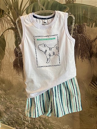 Conjunto regata com bermuda tactel