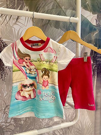 Conjunto com bermudaq ciclista