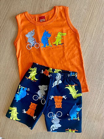 Conjunto com regata