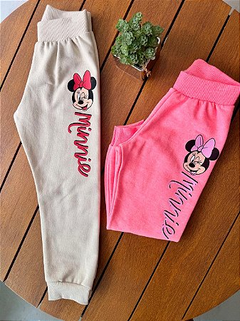 Calça moletom Minnie