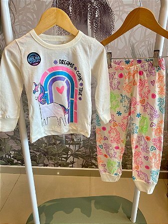Pijama Unicornio BRILHA NO ESCURO