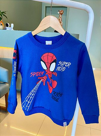 Moletom spider man