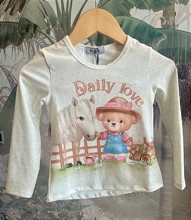 Blusinha coleção ursos