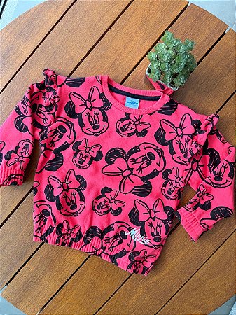 Moletom Minnie com pelucia