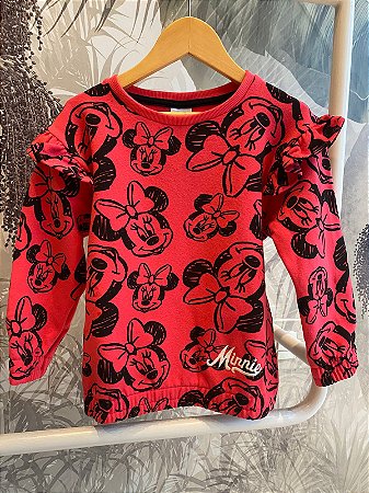 Moletom Minnie com pelucia