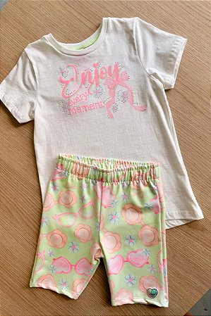 Conjunto com bermuda ciclista