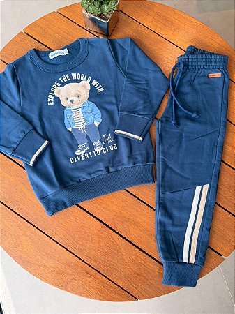 Conjunto com pelucia