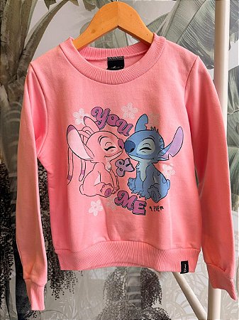 Moletom Lilo & Stich peluciado