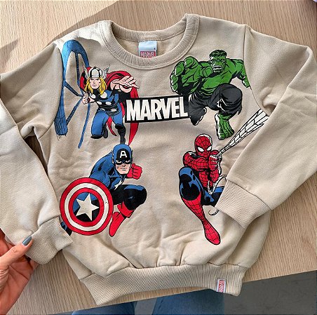Moletom Marvel Peluciada ULTIMA PEÇA TAM 10