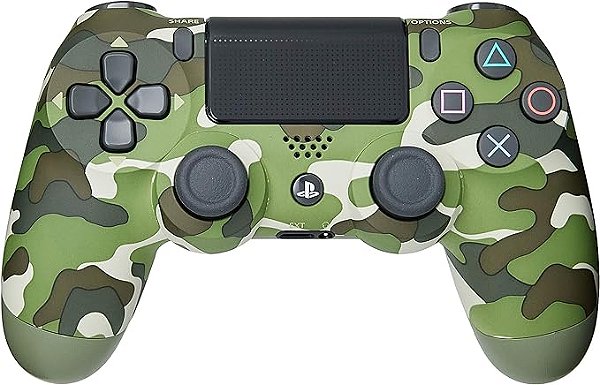 controle ps4 -camuflado