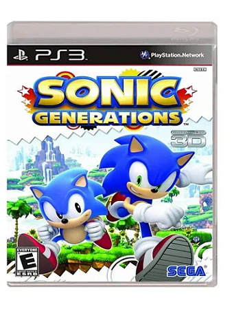 Sonic Generations Standard Edition Sega Ps3 Físico