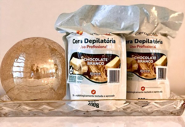 CERA CHOCOLATE BRANCO - CERA PURA 500G