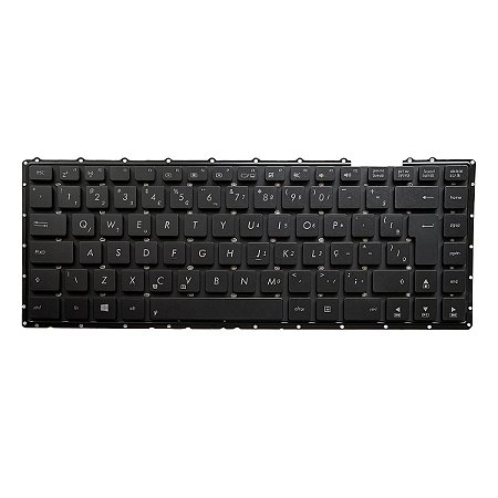 Teclado  Compativel Com Asus X451 X451C Z450la F401e V451 - Black - Br - No Frame