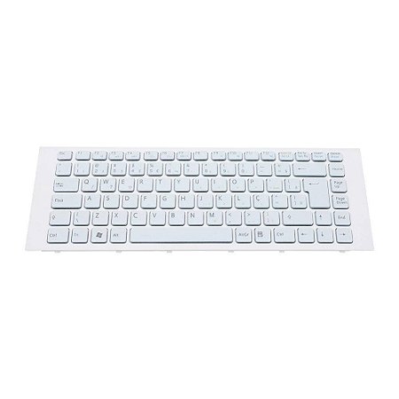Teclado Compativel Com Sony Vaio VPCEG34FX | Branco