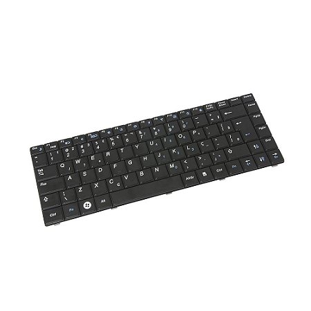 Teclado Compativel Com Samsung R465 R467 R468 R470 R480 - Black - Br Uk Style  - 2 Teclas Fn