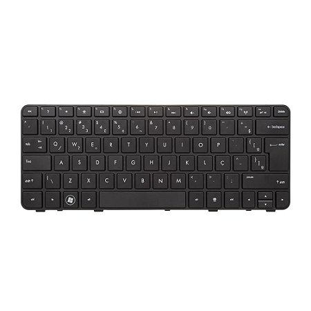 Teclado Compativel Com Hp Pavilion Dm1-4000 - Black - Br - Frame