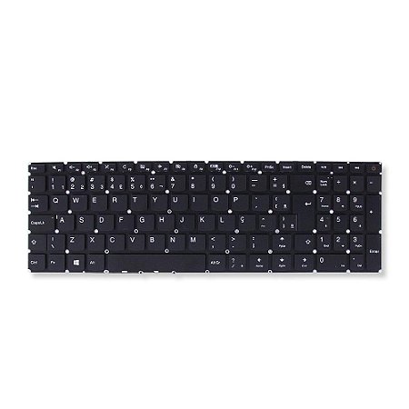 Teclado Compativel Com Lenovo 110-15Ibr - Black - Br - Frame