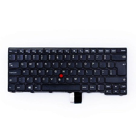 Teclado  Compativel Com Lenovo T440 E431 C13 YOGA- Black - Br - Frame - Pointstick