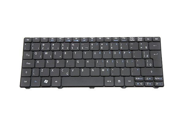 Teclado Compativel Com Acer Aspire One D255 D260 - Black - Br - F3 Wifi