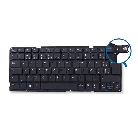 Teclado Compativel Com Dell V5460 Mp-12G78Pa-920 - Black - Br - No Frame
