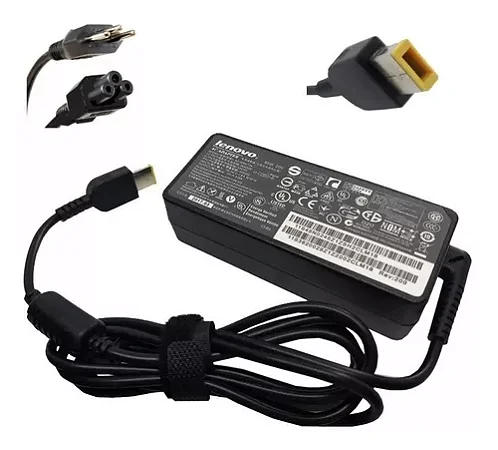 Fonte Para Notebook Lenovo 20V 3.25A 65W Plug Retangular
