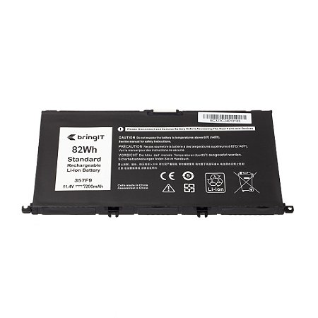 Bateria Compativel Com Dell Inpiron 15-7559 7566 15-7000 357f9 - Polimero - Black -  11.4v