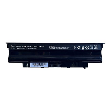 Bateria Compativel Com Dell Inspiron 13R N5010 6 Cells - Black - 4000mah - 11.1V