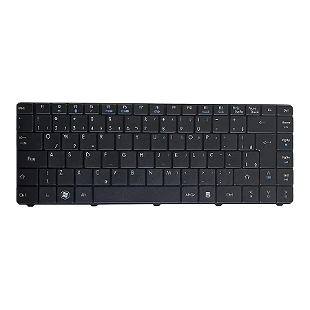 Teclado Compatível Com Emachines D725 D525 - Black - Br Uk Style