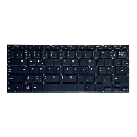 Teclado Compatível Com Multilaser PC101 PC102 Black - Br - No Frame