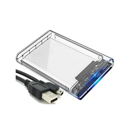 Case Para Hd Notebook 2.5 - Usb 3.0 transparente