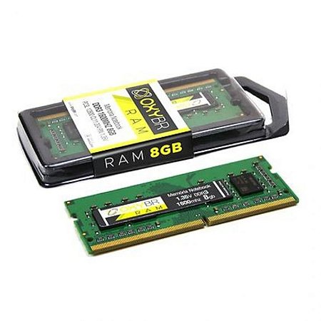 MEMORIA NOTEBOOK DDR3 8GB 1333MHZ 1.5V OXY BR