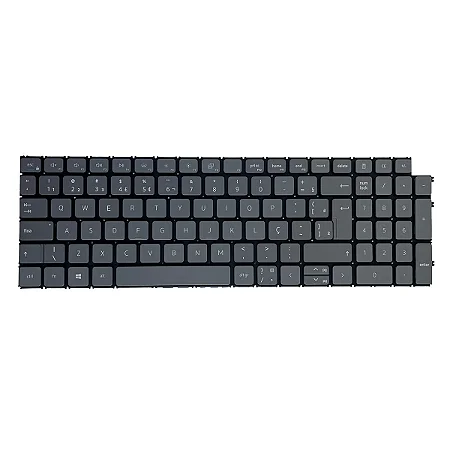 Teclado Compatível Com  Dell Inspiron 15 3510 Black - Br - No Frame - backlight