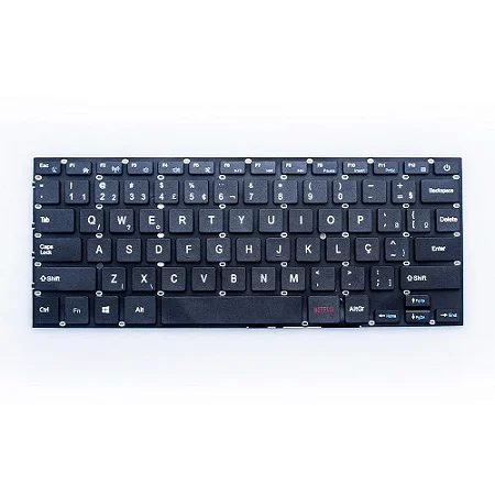 Teclado Compatível Com Multilaser Legacy Pc250 Pc260 Pc310 Wifi F2 - Black - BR - No Frame