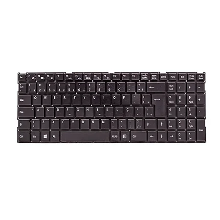 Teclado Compatível com Vaio Fe15 Vjfe52f11x - Black - BR - No Frame
