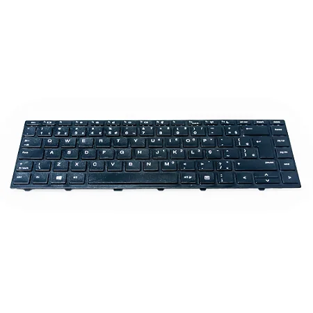 Teclado Compatível Com Hp Probook G5 430 440 445 - Black - BR - Frame
