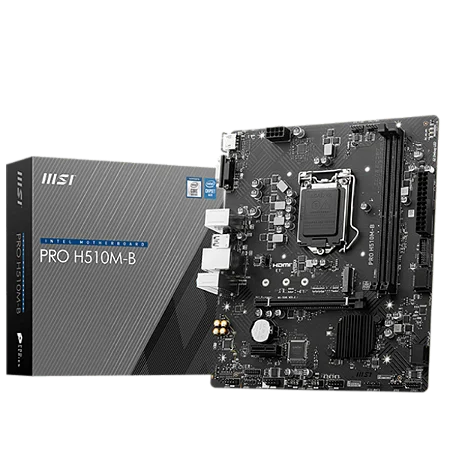 Placa Mãe MSI PRO H510M-B, Chipset H470, Intel LGA 1200, M-ATX, DDR4
