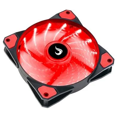VENTOINHA RISE MODE WIND W1, 120MM, LED VERMELHO, PRETO - RM-WN-01-BR