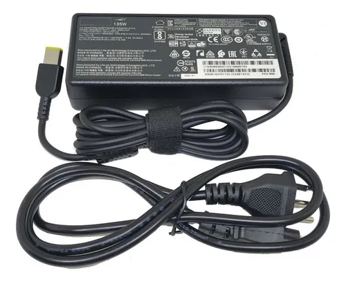 Fonte Para Notebook Lenovo 20V 6.75A 135W Plug Retangular