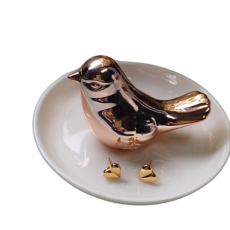 BRINCO LISO CORAÇÃO ELIENEJOIAS MICRO BANHADO A OURO 18K