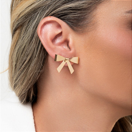 BRINCO LACO BANHADO OURO 18K