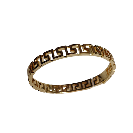 PULSEIRA LISA BANHADO OURO 18K LARGA