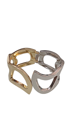 BRACELETE LARGO BANHADO OURO 18K COD.911