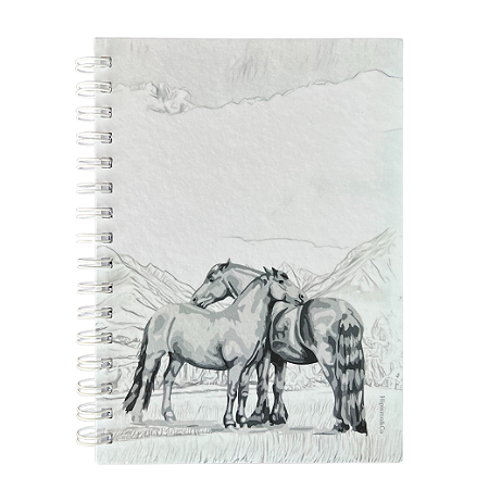 Caderno Cavalo Sendo Cavalo Hipismo&co Com Pauta