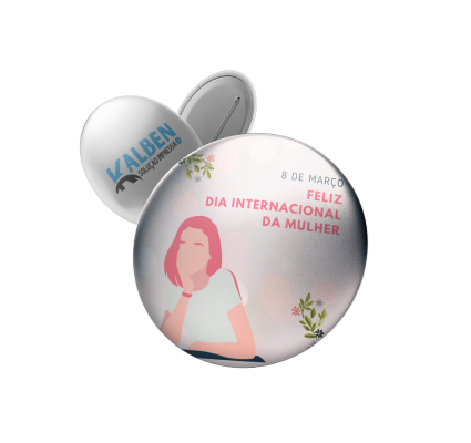 Bottons personalizados 100 Un Tam 3,8cm