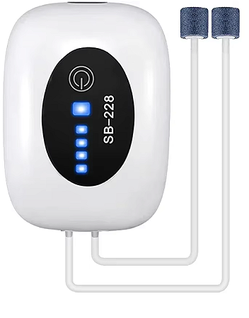 Bomba de Ar de Aquário Usb, Bomba de Oxigênio Recarregável SB-228